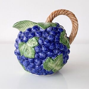 Fritz & Floyd Grape arbor Pitcher